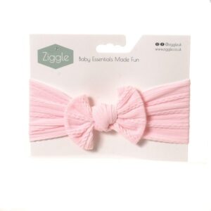 Heavenly Pink Top Bow Turban Headband