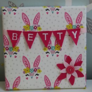 Bunny Faces Mini Bunting Board