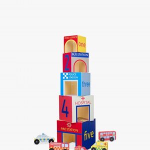 Emergency wooden stacking cubes