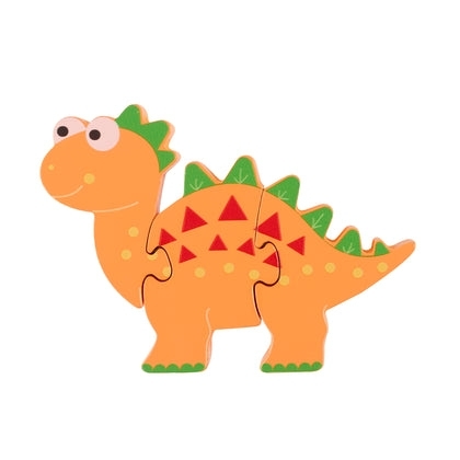 Stegosaurus Mini Wooden Puzzle