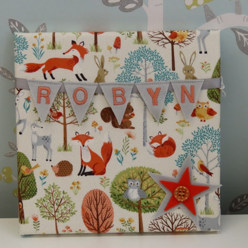 Woodland Home Mini Bunting Board