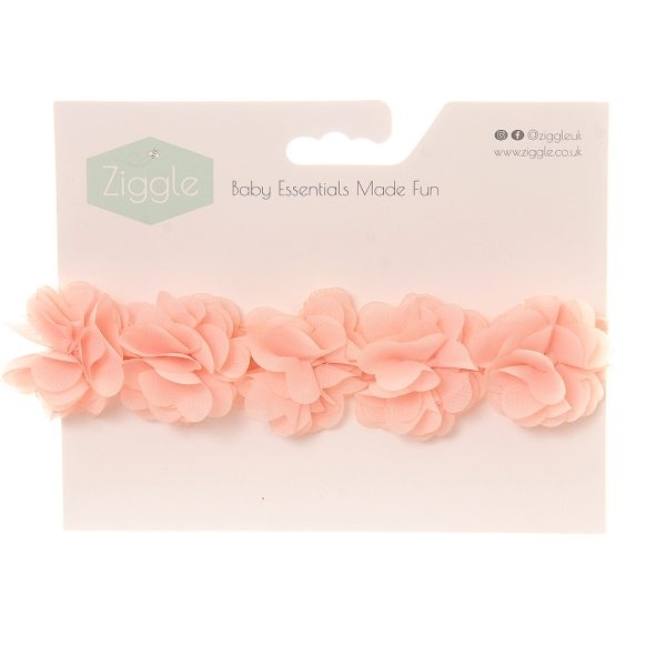 Dusky Pink Flower Headband
