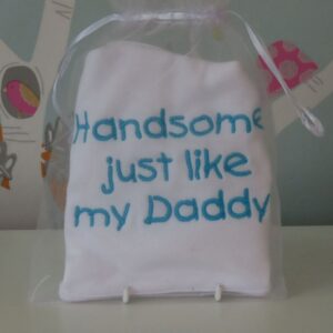 Handsome just like my Daddy Bib