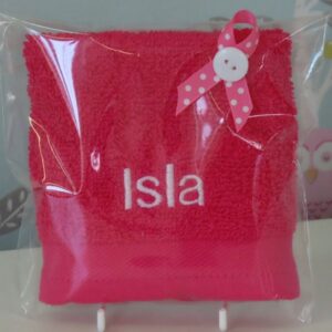 Bright Pink Face Cloth (Flannel)
