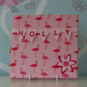 Flamingoes Mini Bunting Board