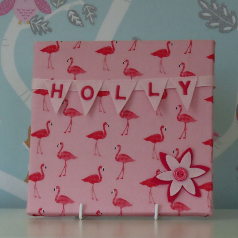 Flamingoes Mini Bunting Board