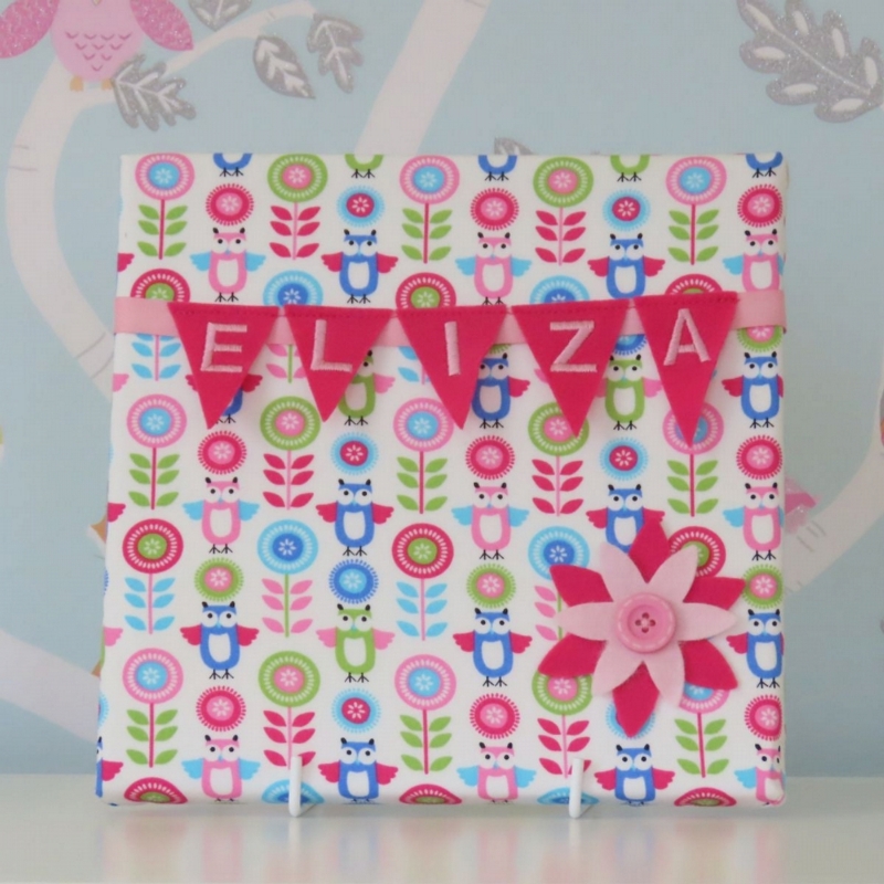 Owls & Blooms Mini Bunting Board - Image 2