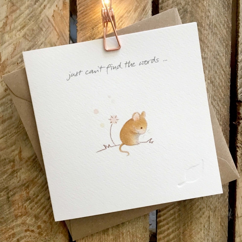 Can't find the words - Card