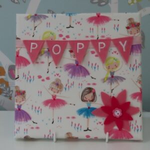 Ballerinas Mini Bunting Board