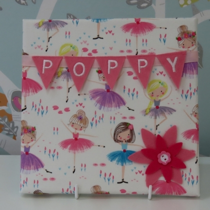 Ballerinas Mini Bunting Board