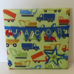 Construction Mini Bunting Board