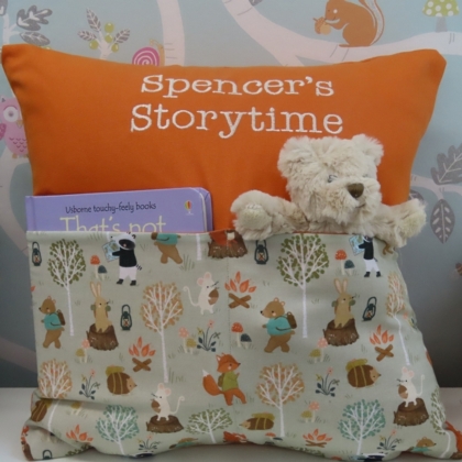 Ramble & Bramble (Orange) Storytime Cushion