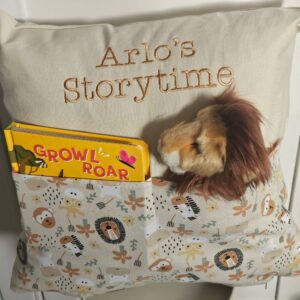 Safari Faces Storytime Cushion