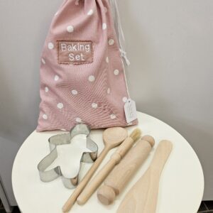 Pink Spotty Baking Set