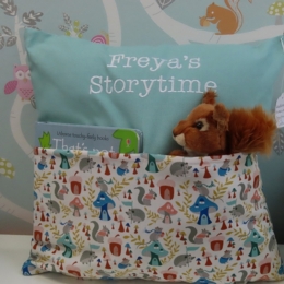 Woodland Hideaway Azure Storytime Cushion