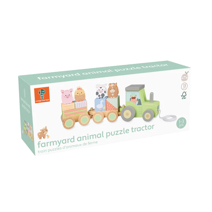 Farmyard puzzle tractor - Image 4