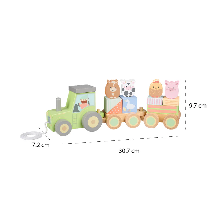 Farmyard puzzle tractor - Image 2