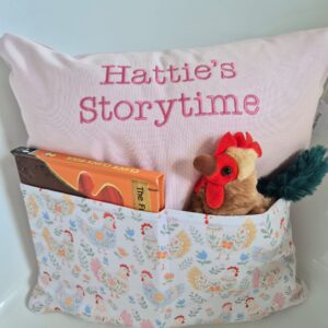 Flora Hen Storytime Cushion