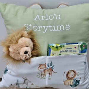 Sweet Safari Storytime Cushion