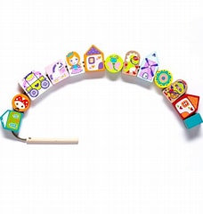 Cubika Wooden lacing toy "Fairytale"