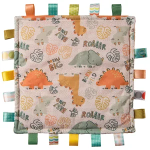 Dinosaur Taggie Blanket