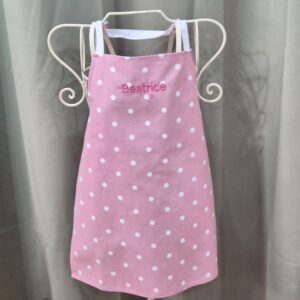 Pink Dotty Apron