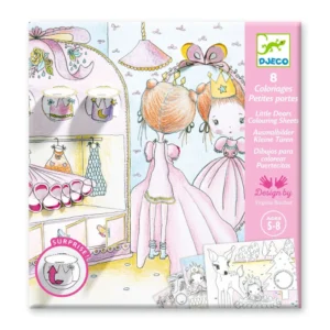 Djeco Little Doors Colouring Sheets