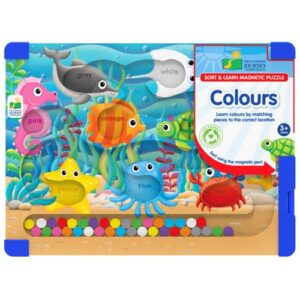 Sort and learn magnetic puzzle - Colours