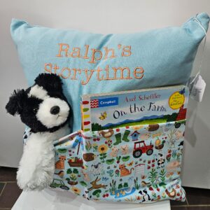 Fantastic Farm (Blue) Storytime Cushion