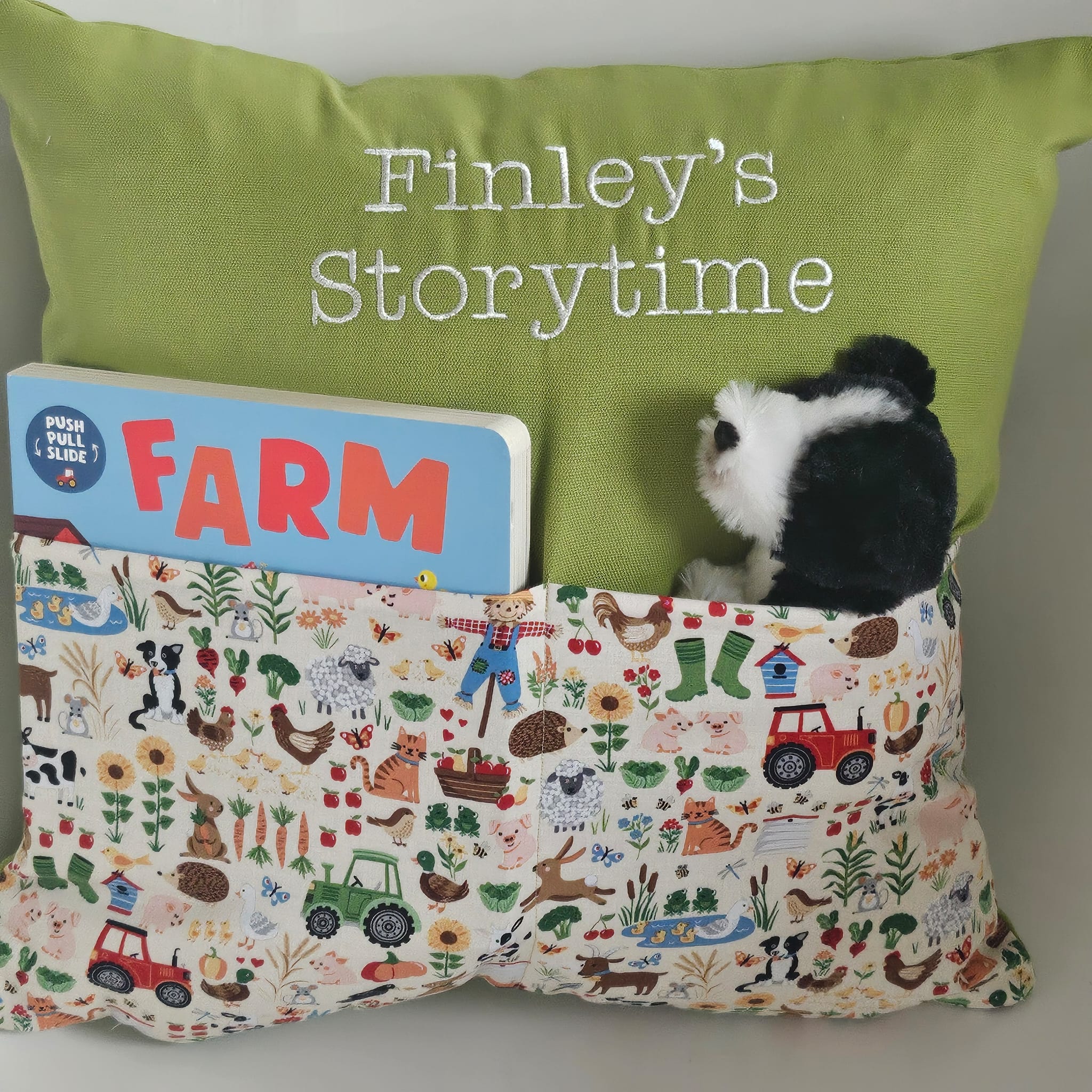 Fantastic Farm (Cream) Storytime Cushion