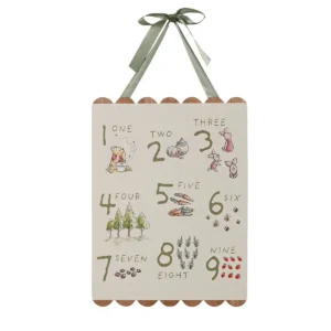 Winnie the Pooh Counting Plaque