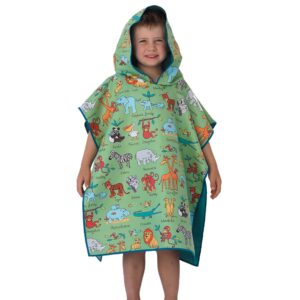 Jungle Hooded Poncho Towel