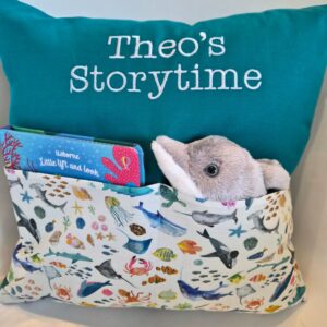 Watercolour Ocean Storytime Cushion
